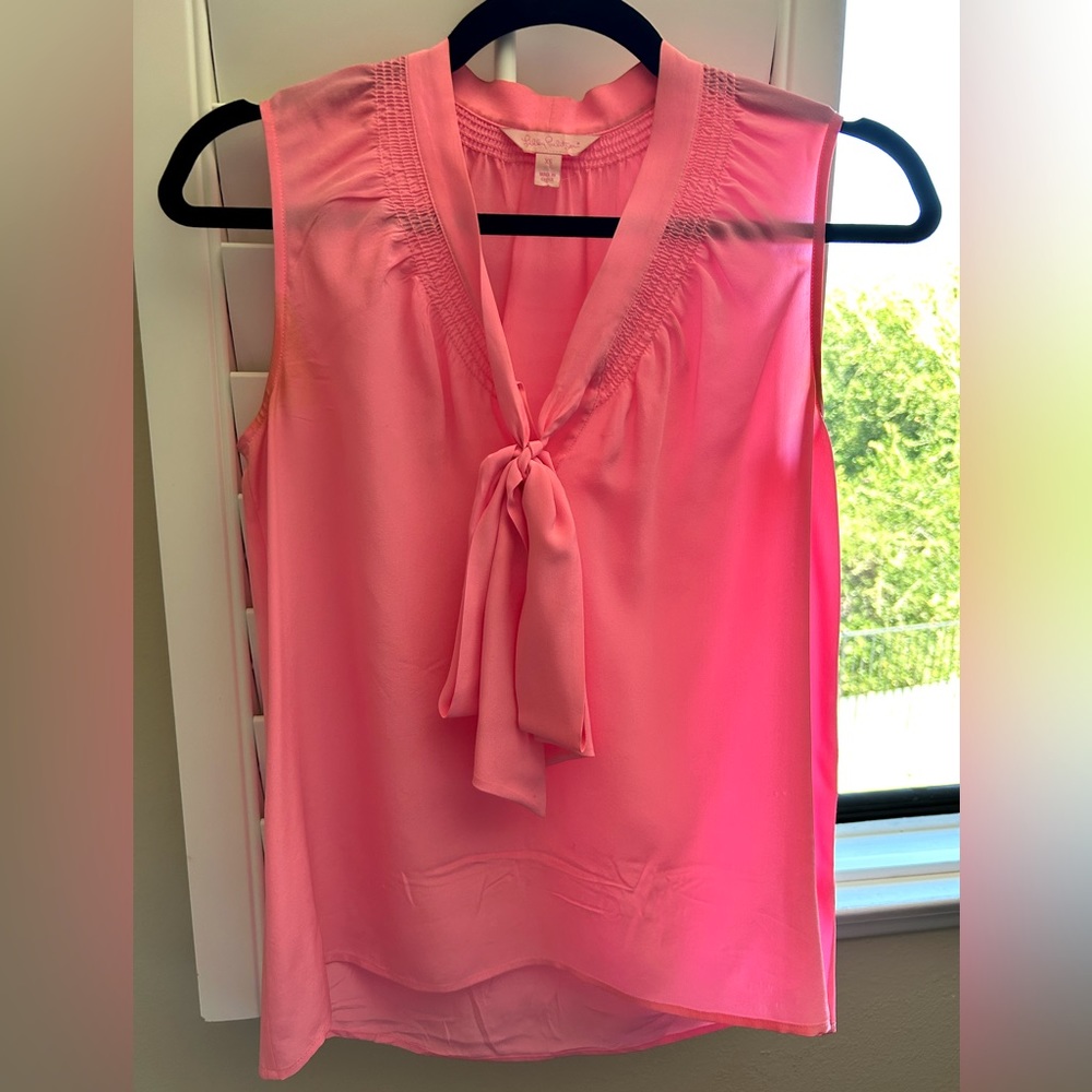 Gently Used Lilly Pulitzer Pink Top